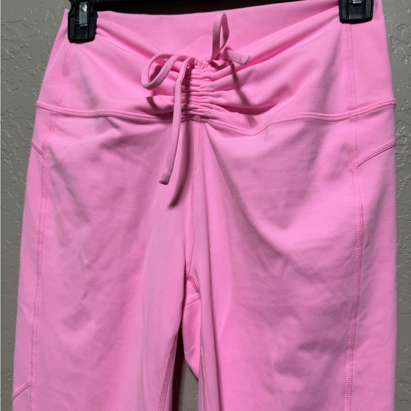 Fabletics PureLuxe Ultra High Waisted Ruched Legging Size Medium Pink - Picture 4 of 7